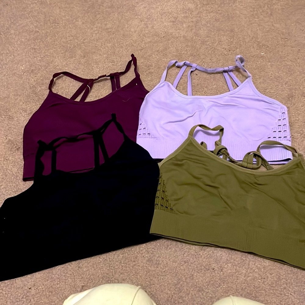 4 bras! Cute open back :)
